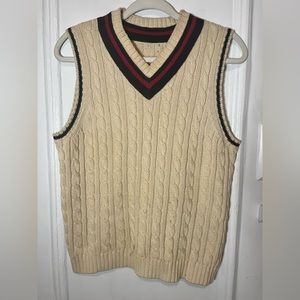 Vintage knit sweater vest